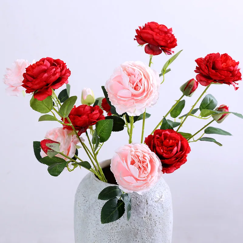 Artificial Flower Peony Silk Artificial Flower Party Wedding Home Decoration Valentine's Day Decorations Diy Party Accessories
Artificial Flower Peony Silk Artificial Flower Party Wedding Home Decoration Valentine's Day Decorations Diy Party Accessories