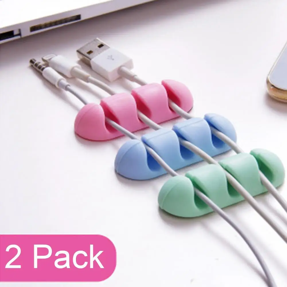 2Pcs Silicone USB Cable Organizer Earphone Clip Charger Wire Line Holder Car Cable Winder Cord Desk Accessories Office Supplies
2Pcs Silicone USB Cable Organizer Earphone Clip Charger Wire Line Holder Car Cable Winder Cord Desk Accessories Office Supplies