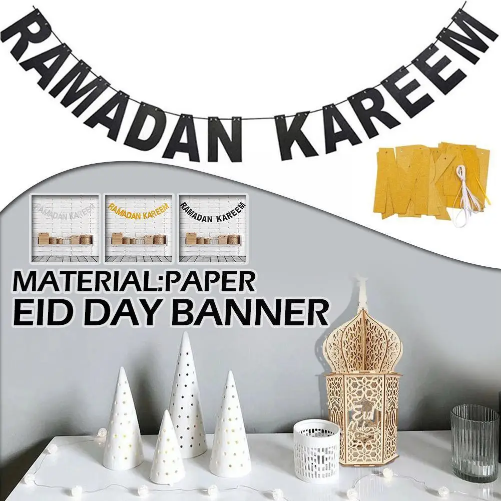 New Mubarak Glitter Star Moon Letter Paper Bunting Garland Islamic Muslim Party Ramadan Kareem Decorations For Home O8m7
New Mubarak Glitter Star Moon Letter Paper Bunting Garland Islamic Muslim Party Ramadan Kareem Decorations For Home O8m7