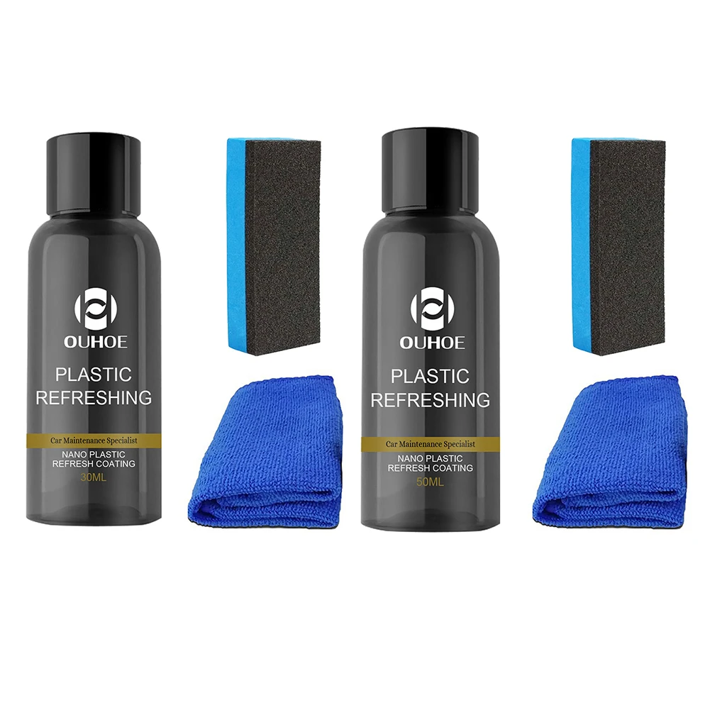 30/50ml Plastic Parts Refurbishment Car Exterior Repair Agent For Plastic Parts Refurbishment With Towel Sponge Car Clean Tool
30/50ml Plastic Parts Refurbishment Car Exterior Repair Agent For Plastic Parts Refurbishment With Towel Sponge Car Clean Tool