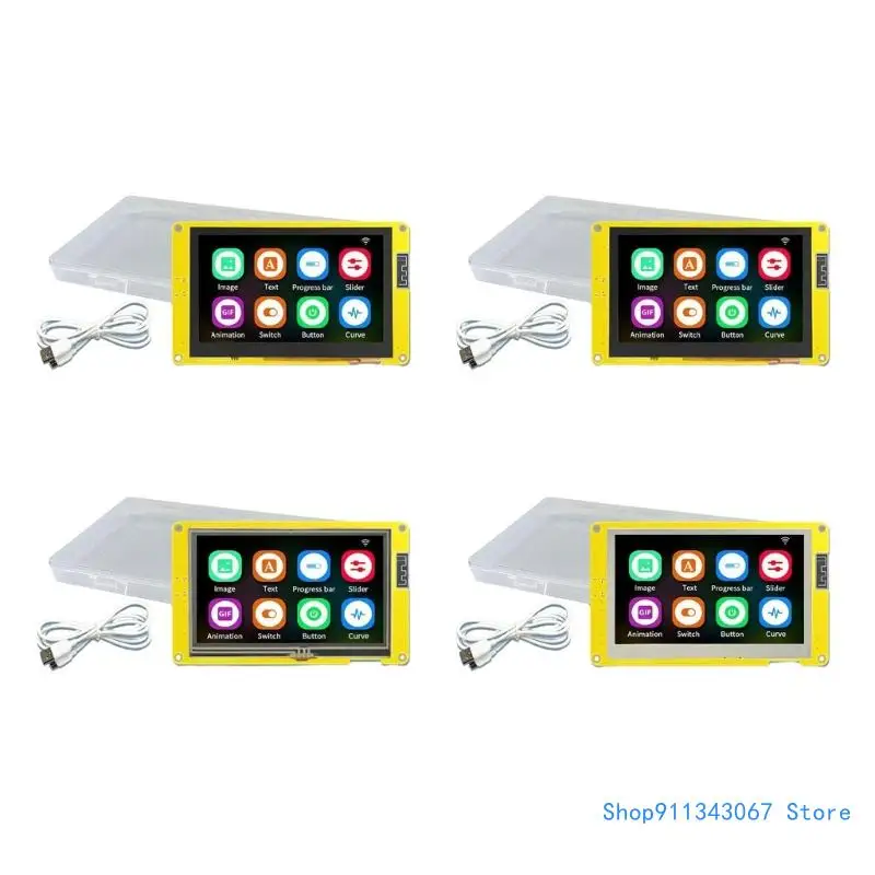ESP32 Development Board 4.3" LCD Display Screen Provide WIFI & Bluetoothcompatible & LVGL 8M PSRAM 16M Drop shipping
ESP32 Development Board 4.3" LCD Display Screen Provide WIFI & Bluetoothcompatible & LVGL 8M PSRAM 16M Drop shipping