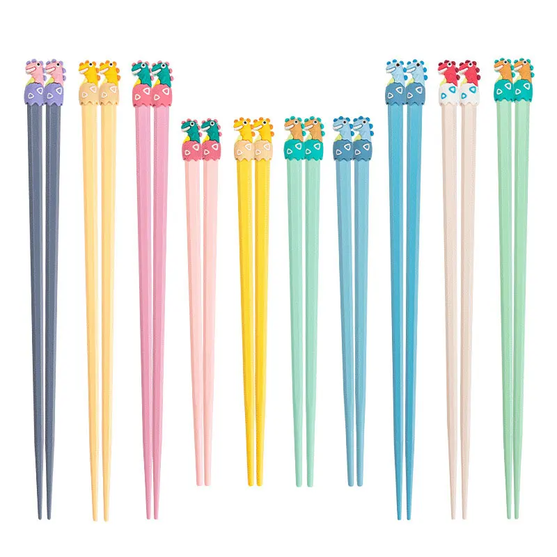 Cartoon Dinosaur Kids Chopsticks Anti-bacteria, Anti-slip and High Temperature Resistant Sushi Food Cute Chopsticks Dinnerware
Cartoon Dinosaur Kids Chopsticks Anti-bacteria, Anti-slip and High Temperature Resistant Sushi Food Cute Chopsticks Dinnerware