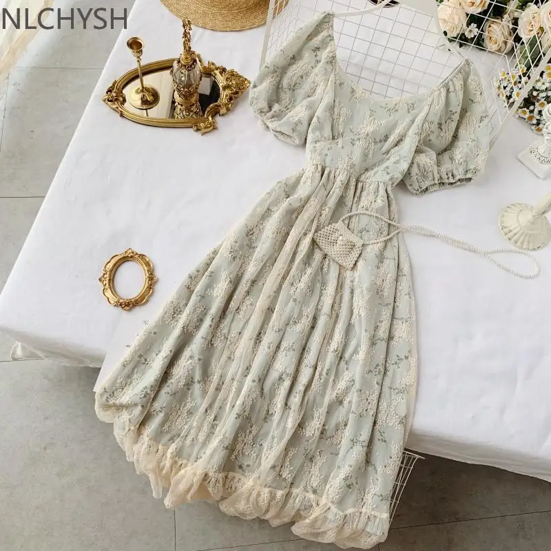 Summer Fairy Dress Women French Style Vintage Retro Chiffon Dress Puff Sleeve Casual Elegant Floral Print Dress Women 2022 New
Summer Fairy Dress Women French Style Vintage Retro Chiffon Dress Puff Sleeve Casual Elegant Floral Print Dress Women 2022 New