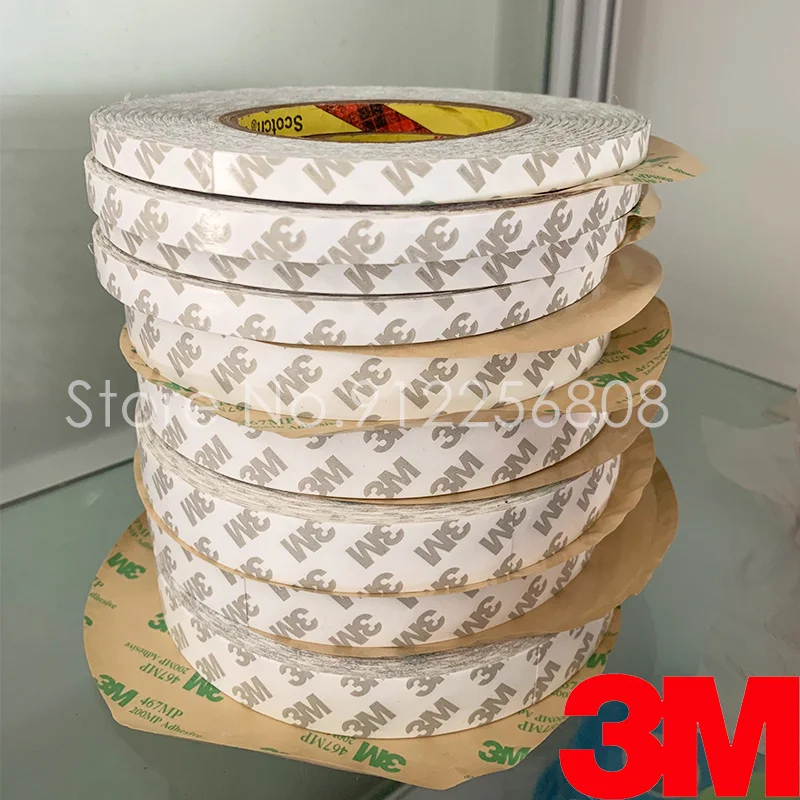 

50/10Meter/Roll Double Sided Tape Adhesive 3M 9080 LED Light Strip Tape Ultra-Thin Strong Sticky Width:5/8/10/12/15/20/25/30mm