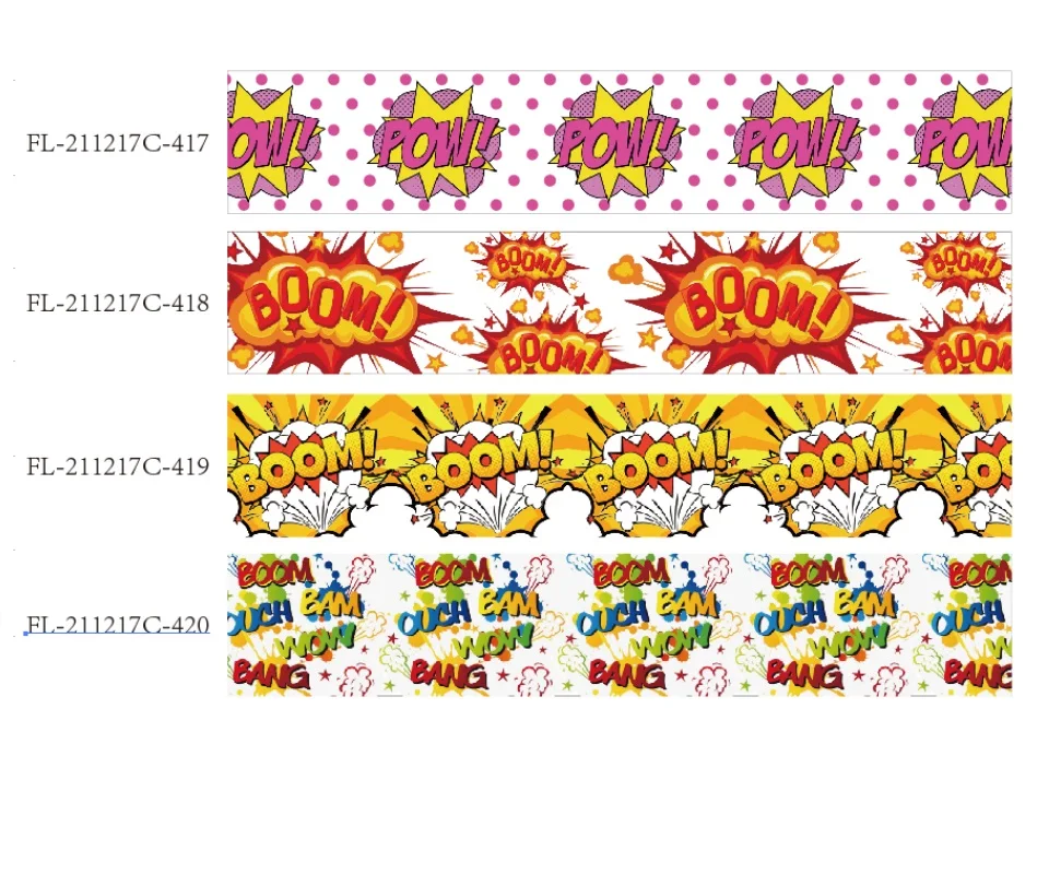 Printed Explosive Cloud Cartoon Grosgrain Ribbon 38mm 25mm 50 yards/lot for DIY Craft Supplies Decoration Sewing
Printed Explosive Cloud Cartoon Grosgrain Ribbon 38mm 25mm 50 yards/lot for DIY Craft Supplies Decoration Sewing
