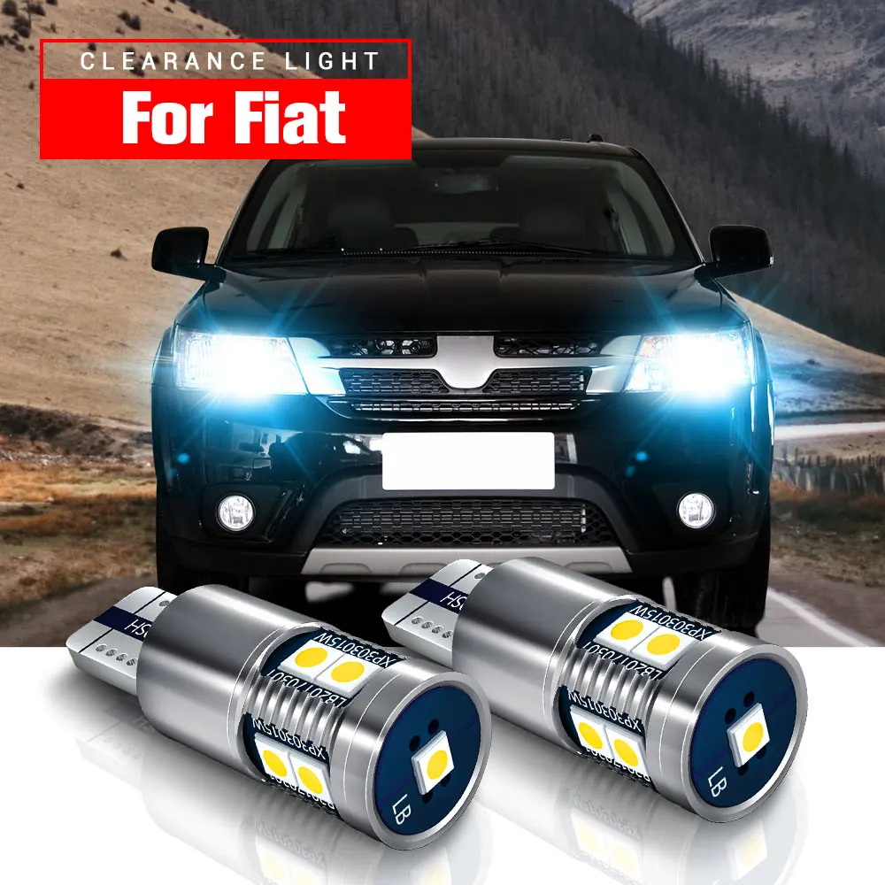 

2x LED Parking Light W5W T10 Canbus For Fiat 124 Spider Bravo Croma Ducato Fiorino Grande Punto Freemont Idea Palio Panda Siena