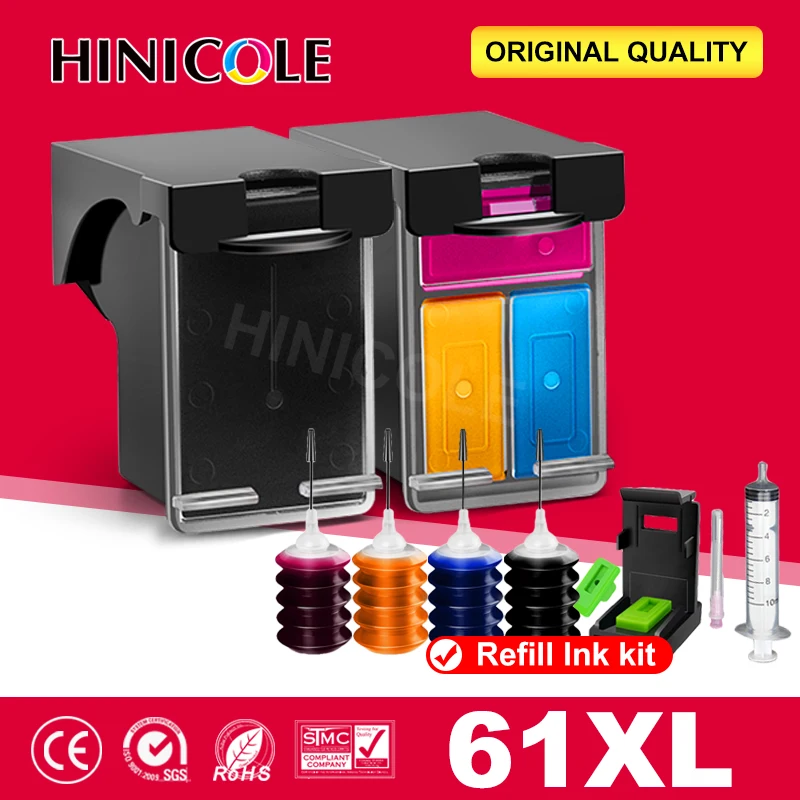 61XL Compatible Cartridge Replacement for HP 61 for HP61 Ink Cartridge for HP Deskjet 1000 1050 1050A 1510 2000 2050 2050A 3000
61XL Compatible Cartridge Replacement for HP 61 for HP61 Ink Cartridge for HP Deskjet 1000 1050 1050A 1510 2000 2050 2050A 3000