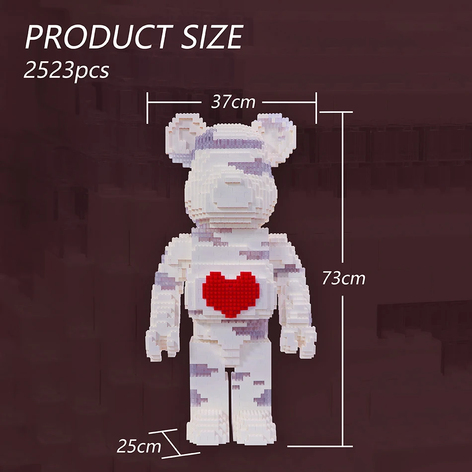 Disney 70CM Winnie The Pooh Bear Bricks Model Building Blocks Toys Violent Lover Gift Bricks Bear City Decoration Toy Kid Girls
Disney 70CM Winnie The Pooh Bear Bricks Model Building Blocks Toys Violent Lover Gift Bricks Bear City Decoration Toy Kid Girls