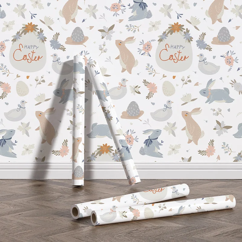 Cartoon Rabbit Pattern Self Adhesive Wallpaper Children's Bedroom Peel and Stick Wallpaper Removable Contact Paper Wall Sticker
Cartoon Rabbit Pattern Self Adhesive Wallpaper Children's Bedroom Peel and Stick Wallpaper Removable Contact Paper Wall Sticker