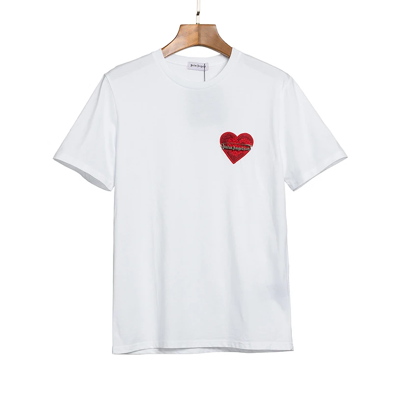 Palm Angels 22SS fashion Short Sleeve T-Shirt Love Embroidered Pin Men's Women's T-shirt European American Tide Brand t-shirt
Palm Angels 22SS fashion Short Sleeve T-Shirt Love Embroidered Pin Men's Women's T-shirt European American Tide Brand t-shirt