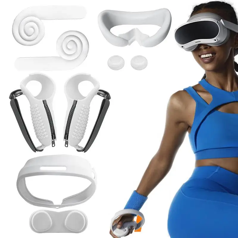 Защита от пота контроллер силиконовая ручка для Pico 4 VR чехол для лица чехол гарнитура Защитная крышка для объектива Аксессуары для виртуальной реальности
Защита от пота контроллер силиконовая ручка для Pico 4 VR чехол для лица чехол гарнитура Защитная крышка для объектива Аксессуары для виртуальной реальности
