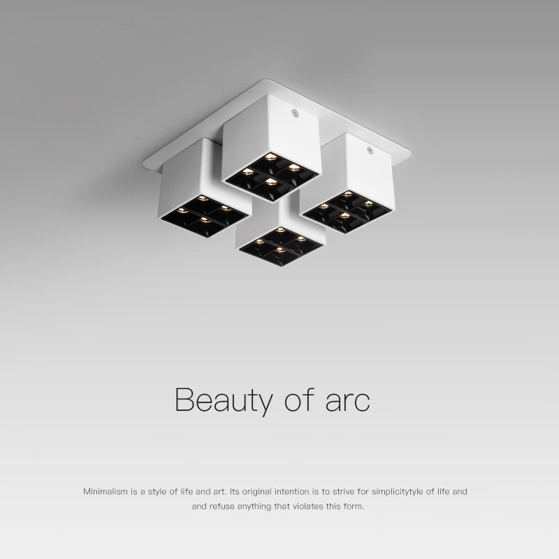 LED Embedded Grille Light Living Room Home No Main LED Recessed Light 4-head 36WTube Spot Light Bedroom Anti-glare Bravery Light
LED Embedded Grille Light Living Room Home No Main LED Recessed Light 4-head 36WTube Spot Light Bedroom Anti-glare Bravery Light