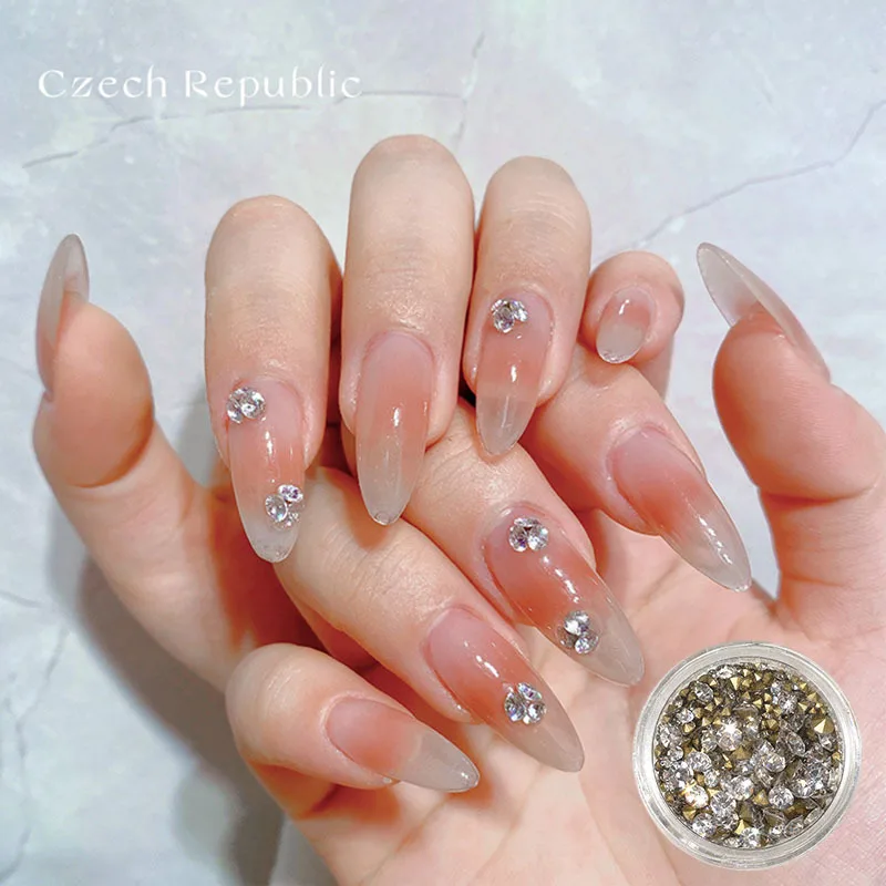 SS3-ss12 Clear Crystal for Nail Art AB Gold 3D Non HotFix FlatBack Rhinestones Manicure Decorations Shoes and Dancing Decoration
SS3-ss12 Clear Crystal for Nail Art AB Gold 3D Non HotFix FlatBack Rhinestones Manicure Decorations Shoes and Dancing Decoration
