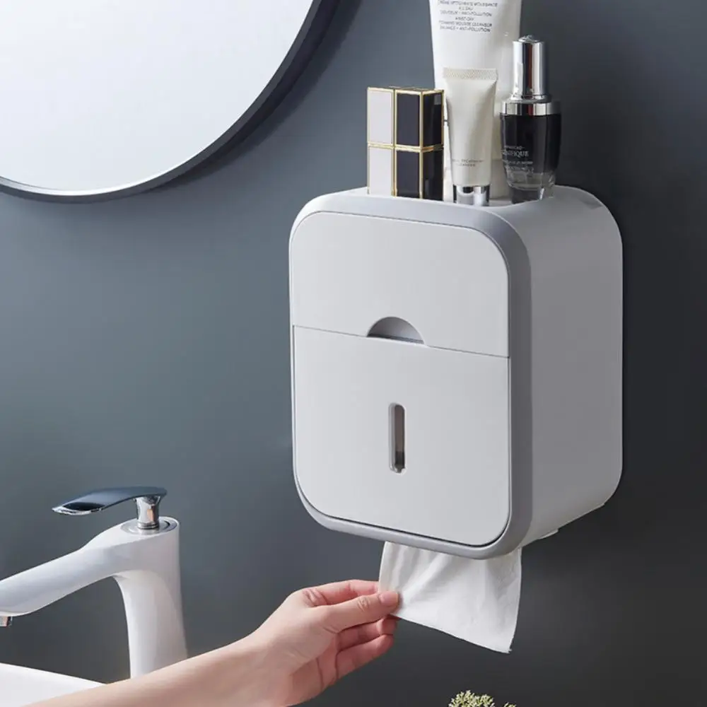 Multifunctional Bathroom Shelf Wall-mounted Household Toilet Tissue Box High Quality Punch-free Toilet Paper Drawer Portable
Multifunctional Bathroom Shelf Wall-mounted Household Toilet Tissue Box High Quality Punch-free Toilet Paper Drawer Portable