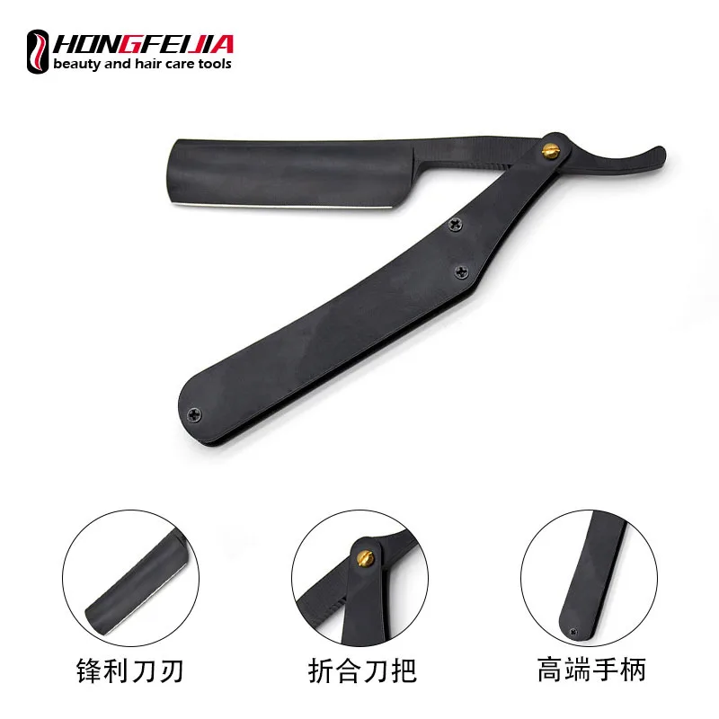 Black Stainless Steel Straight Razor Shave Ready Straight Edge Razor, Stainless Steel Barber Approved Straight Razors for Men
Black Stainless Steel Straight Razor Shave Ready Straight Edge Razor, Stainless Steel Barber Approved Straight Razors for Men