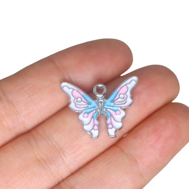 5Pcs Enamel Butterfly Alloy Charms Moth Pendant for Jewelry Making Witch Earrings Necklace DIY Fashion Accessories Supplies
5Pcs Enamel Butterfly Alloy Charms Moth Pendant for Jewelry Making Witch Earrings Necklace DIY Fashion Accessories Supplies