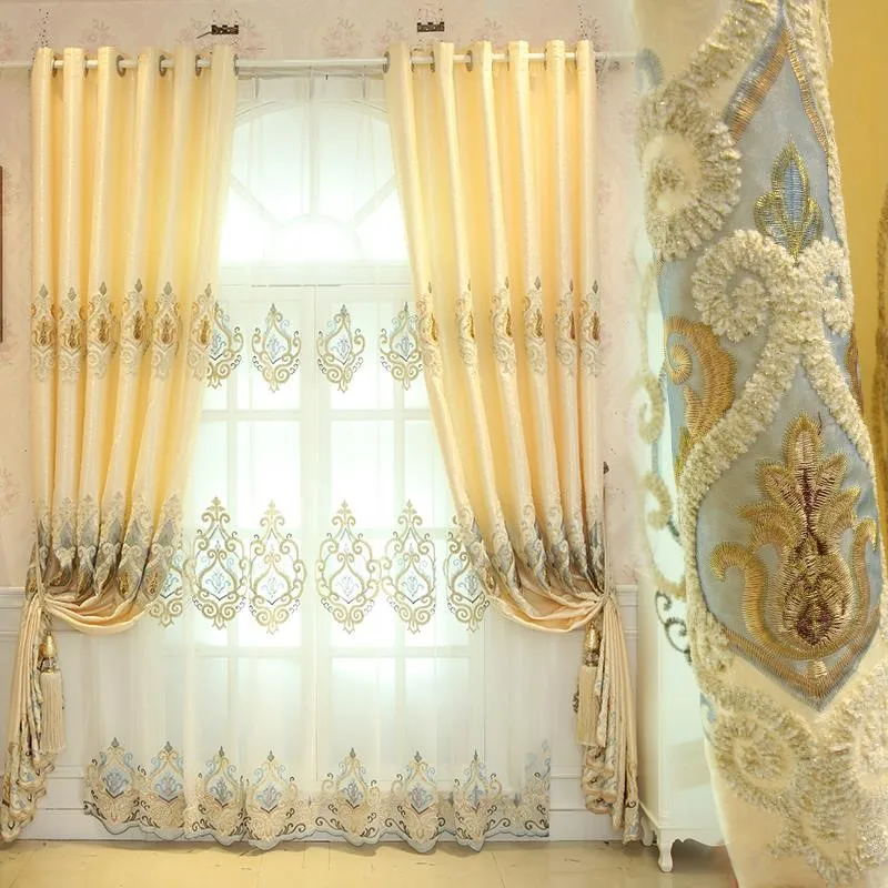 Simple Modern Processing Embroidered Curtain Brown Curtain Cloth Shading Shade Insulation Curtains for Bedroom lxj
Simple Modern Processing Embroidered Curtain Brown Curtain Cloth Shading Shade Insulation Curtains for Bedroom lxj
