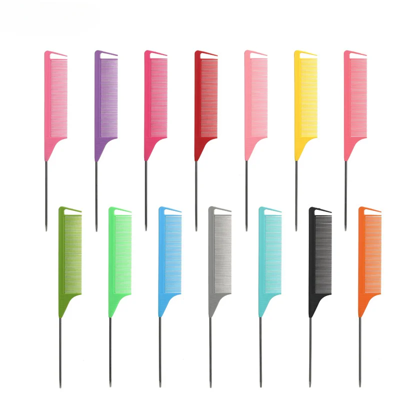 1pc Professional Pointed Tail Hair Comb Anti-static Hair Dye Brush Barber Steel Needle Comb Salon Hairdresser Barber Accessories
1pc Professional Pointed Tail Hair Comb Anti-static Hair Dye Brush Barber Steel Needle Comb Salon Hairdresser Barber Accessories
