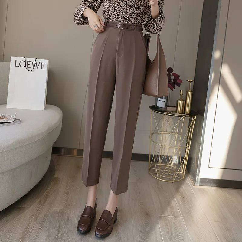 New Pants Women's Nine-Minute High Waist Trousers Pants Women Pencil Pants OL Style Female Work Suit Loose Trousers Capris 251B
New Pants Women's Nine-Minute High Waist Trousers Pants Women Pencil Pants OL Style Female Work Suit Loose Trousers Capris 251B