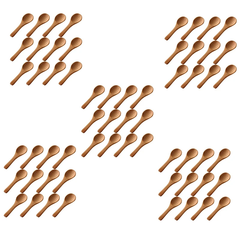 250 Pieces Small Wooden Spoons Mini Nature Spoons Wood Honey Teaspoon Cooking Condiments Spoons For Kitchen(Light Brown)
250 Pieces Small Wooden Spoons Mini Nature Spoons Wood Honey Teaspoon Cooking Condiments Spoons For Kitchen(Light Brown)