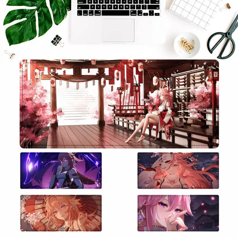 Desk Mat Genshin Impact Yae Miko Mouse Pad Gaming MousePad Large Big Mouse Mat Desktop Mat Computer Mouse pad For Overwatch
Desk Mat Genshin Impact Yae Miko Mouse Pad Gaming MousePad Large Big Mouse Mat Desktop Mat Computer Mouse pad For Overwatch