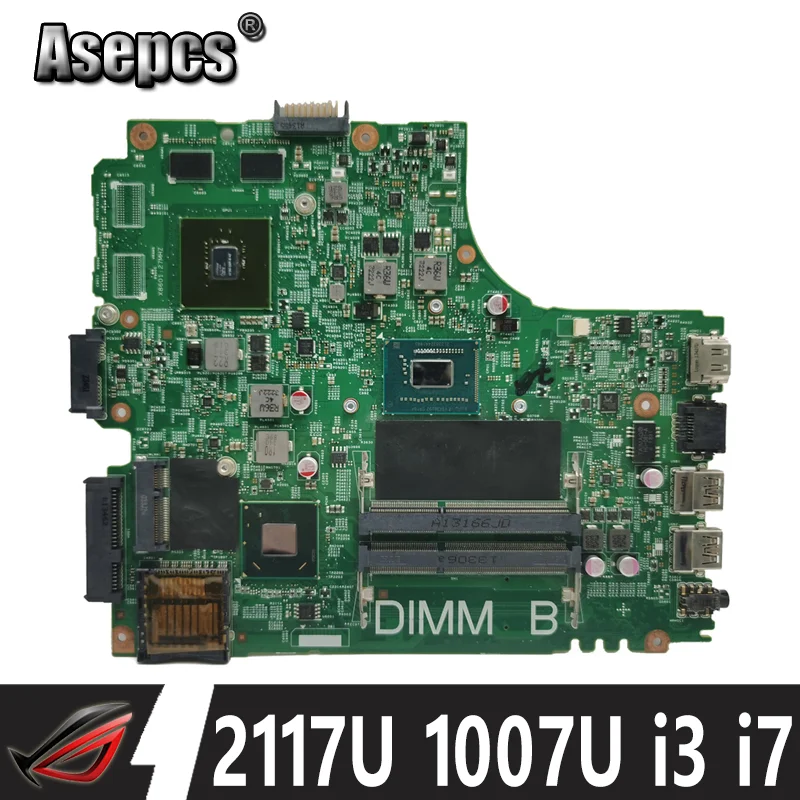 Материнская плата для ноутбука DELL Inspiron 14R 3421 5421, системная плата 2117U 1007U i3 i7 3-го поколения с ЦП/ГП
Материнская плата для ноутбука DELL Inspiron 14R 3421 5421, системная плата 2117U 1007U i3 i7 3-го поколения с ЦП/ГП
