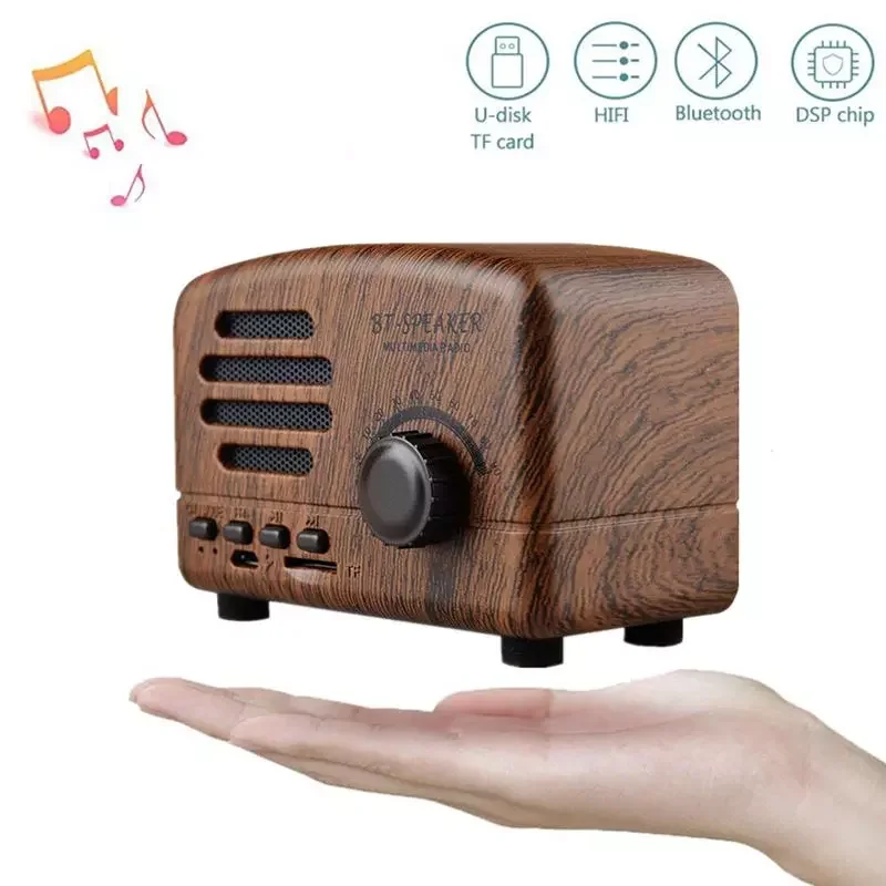 1Pcs Creative retro Bluetooth speaker wood grain ornament mini card subwoofer speakers bluetooth Portable music player subwoofer
1Pcs Creative retro Bluetooth speaker wood grain ornament mini card subwoofer speakers bluetooth Portable music player subwoofer