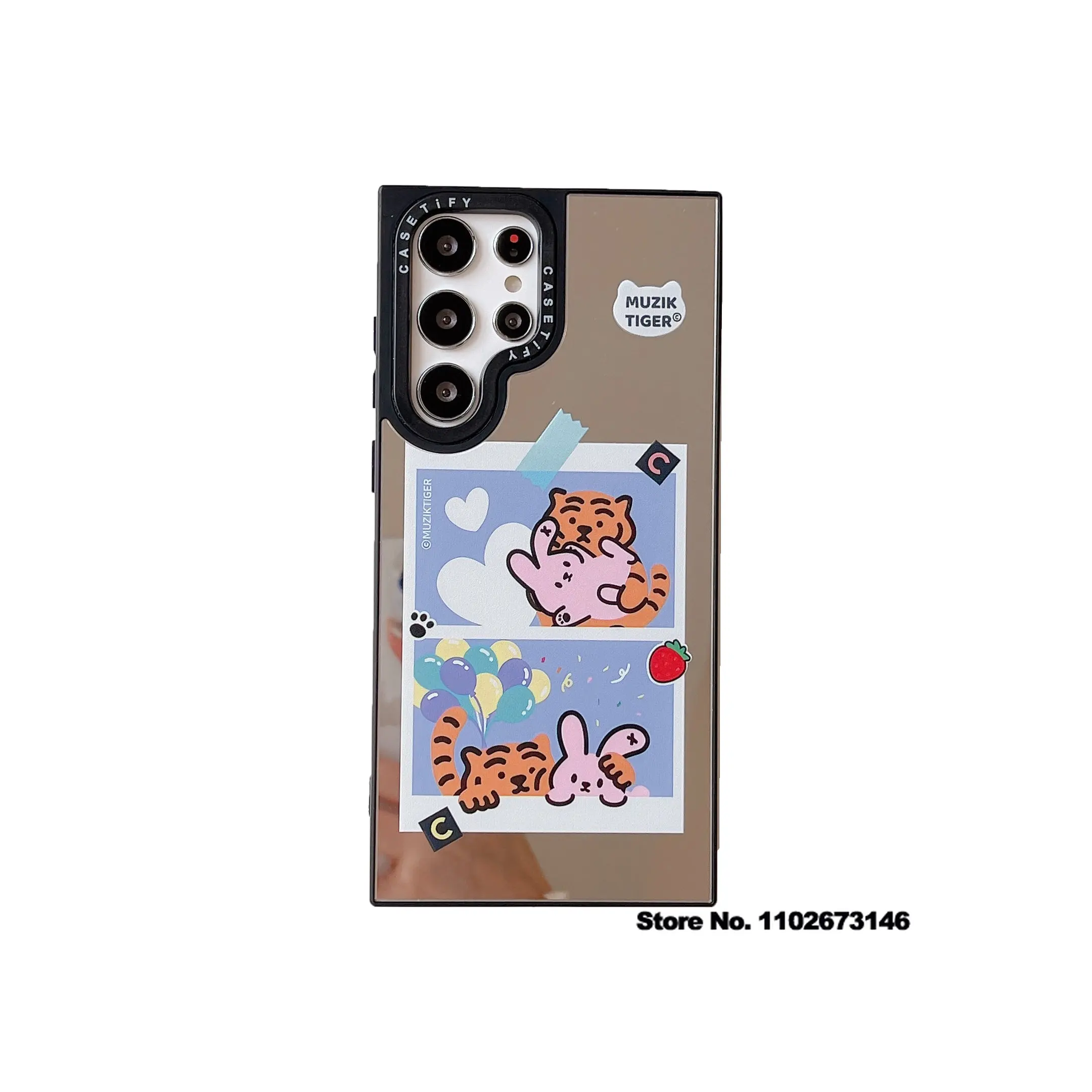 Зеркальный чехол CASETIFY с кроликом для Samsung S20FE S23 S22 S21 Plus S22, ультра модный мультяшный противоударный чехол D0307
Зеркальный чехол CASETIFY с кроликом для Samsung S20FE S23 S22 S21 Plus S22, ультра модный мультяшный противоударный чехол D0307