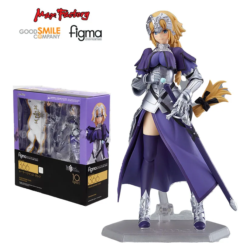 

In Stock Original Max Factory GOOD SMILE GSC Figma 366 Jeanne D'Arc Fate Grand Order Ruler 14.5cm Action Anime Figure Model Toys