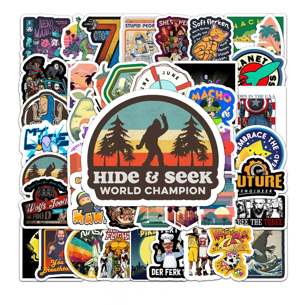 10/30/50/PCS Cartoon Trend Outdoor Landscape Creative Graffiti Stickers Skateboard Luggage Laptop Computer Wholesale
10/30/50/PCS Cartoon Trend Outdoor Landscape Creative Graffiti Stickers Skateboard Luggage Laptop Computer Wholesale