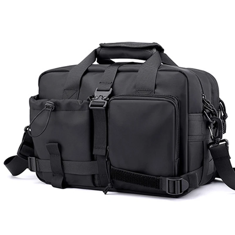 

Кожаная дорожная сумка-тоут через плечо для мужчин, модный чемодан вместительный, водонепроницаемые большие портфели через плечо