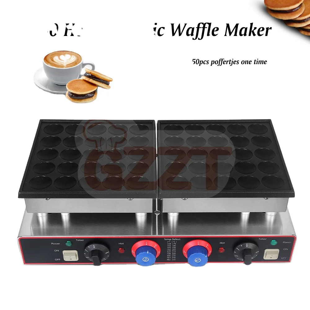 Hot Sale Snack Pastry Food Machine 50pcs Double Plates Poffertjes Dorayaki Maker Machine Mini Pancake Making Machine
Hot Sale Snack Pastry Food Machine 50pcs Double Plates Poffertjes Dorayaki Maker Machine Mini Pancake Making Machine