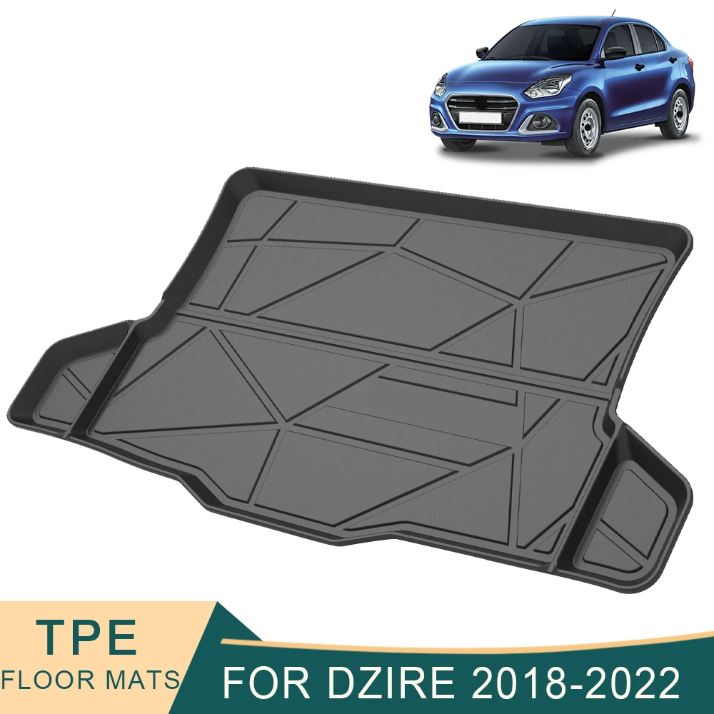 Нескользящие коврики из ТПЭ для багажника Suzuki DZIRE 2018-2022, водонепроницаемые коврики для багажника
Нескользящие коврики из ТПЭ для багажника Suzuki DZIRE 2018-2022, водонепроницаемые коврики для багажника