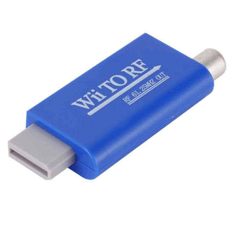 Прибытие Wii в RF преобразователь адаптер Wii 2RF преобразователь для ТВ с радиочастотным сигналом.
Прибытие Wii в RF преобразователь адаптер Wii 2RF преобразователь для ТВ с радиочастотным сигналом.