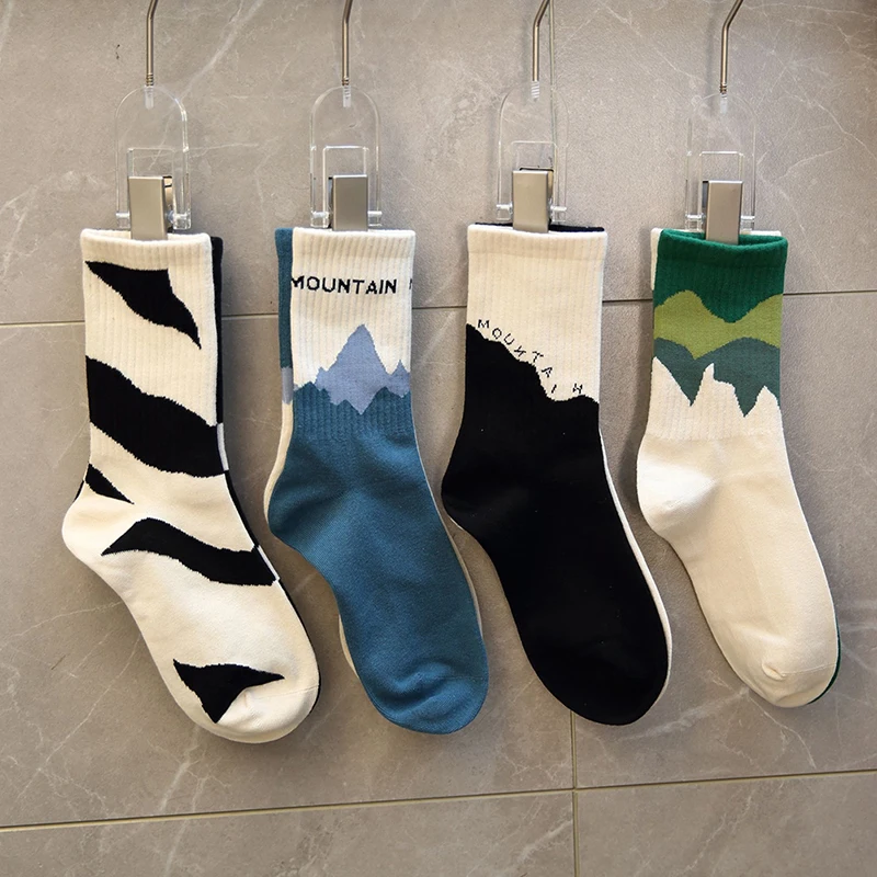 Fashion A/B Style Men Socks Asymmetrical Pattern Street Hip Hop Skateboard Man Cotton Sock Breathable Harajuku Men's Socks
Fashion A/B Style Men Socks Asymmetrical Pattern Street Hip Hop Skateboard Man Cotton Sock Breathable Harajuku Men's Socks