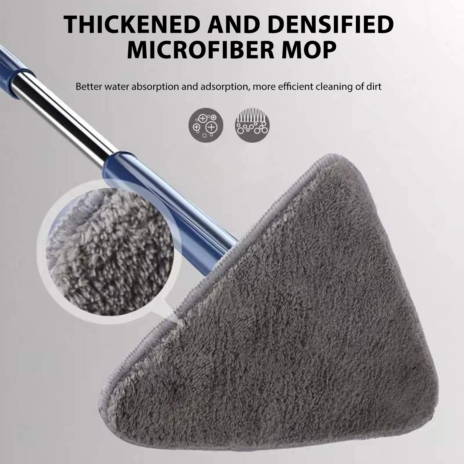 Треугольный пыльник, вращающийся на 360 °, легко чистится, толстый и мягкий для чистки потолка мебели Wwo66
Треугольный пыльник, вращающийся на 360 °, легко чистится, толстый и мягкий для чистки потолка мебели Wwo66