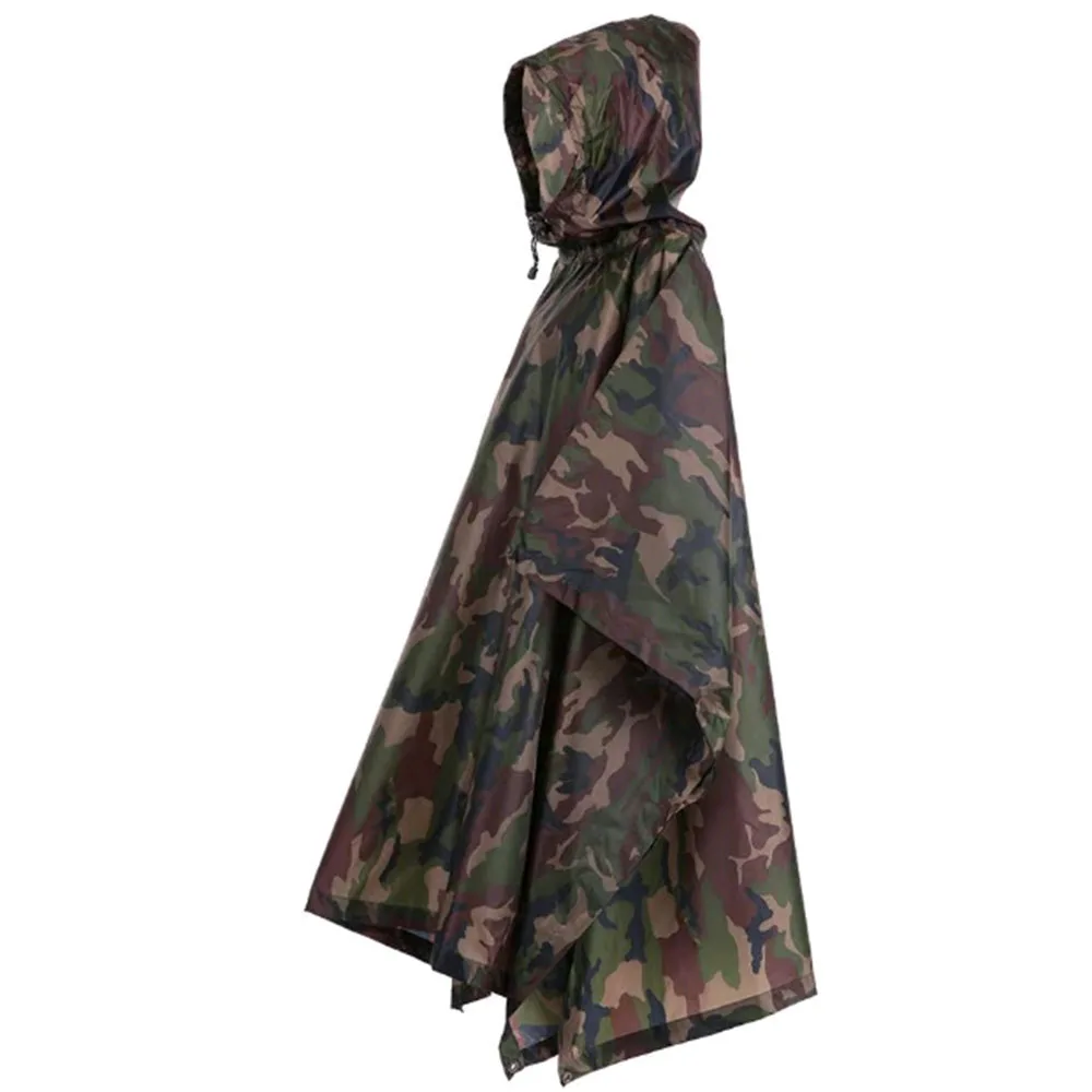 Multifunctional Raincoat Waterproof Rain Poncho Backpack Hiking Rain Cover Motorcycle Outdoor Awning Camping Tent Mat
Multifunctional Raincoat Waterproof Rain Poncho Backpack Hiking Rain Cover Motorcycle Outdoor Awning Camping Tent Mat