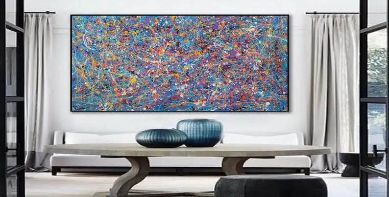 Oversize Wall Art Jackson Pollock Style Abstract On Canvas Original Painting Artwork TexturedA xxl art Paintings LARGE ABSTRACT
Oversize Wall Art Jackson Pollock Style Abstract On Canvas Original Painting Artwork TexturedA xxl art Paintings LARGE ABSTRACT