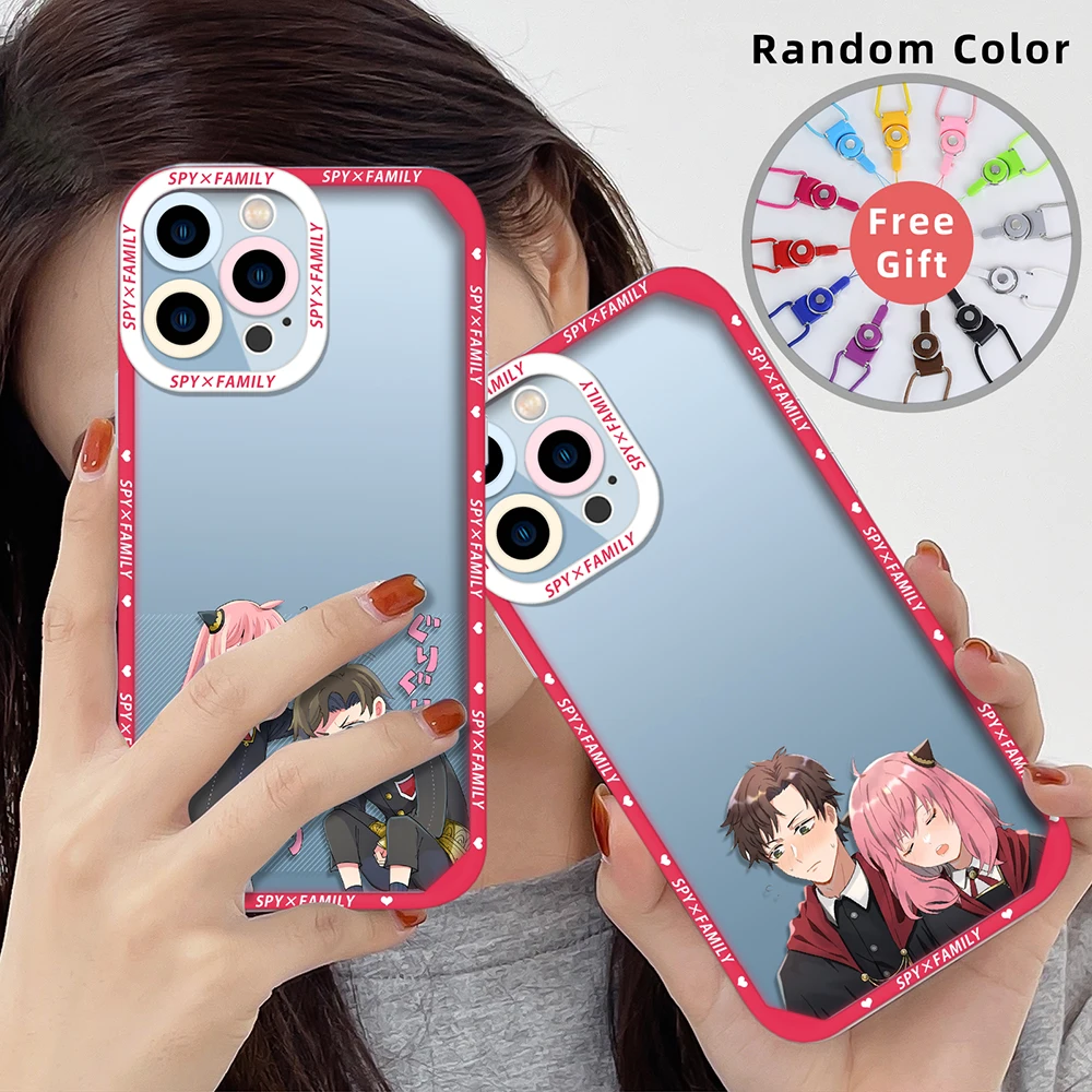 Soft Clear TPU Phone Case for iPhone 13 12 Mini 11 Pro Max XS X XR 7 8 Plus SE 2020 2022 Cute Anime SPY X FAMILY Back Cover Capa
Soft Clear TPU Phone Case for iPhone 13 12 Mini 11 Pro Max XS X XR 7 8 Plus SE 2020 2022 Cute Anime SPY X FAMILY Back Cover Capa