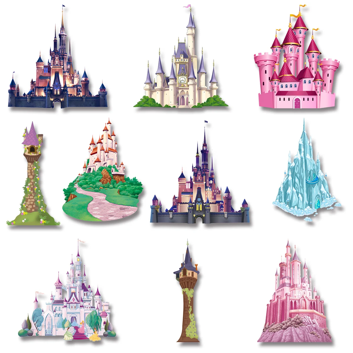 Disney Cartoon Castle Pattern Iron On Transfer on T-shirts, Hoodies, Shirts, Pants, Pillows, Caps DIY Applique on Clothes
Disney Cartoon Castle Pattern Iron On Transfer on T-shirts, Hoodies, Shirts, Pants, Pillows, Caps DIY Applique on Clothes