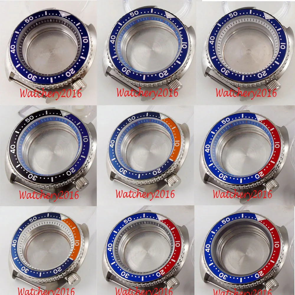 Stainless Steel BLIGER 45mm Automatic Watch Case fit NH35A NH36A Sapphire Crystal Rotating Bezel Blue Alloy Insert Screw Crown
Stainless Steel BLIGER 45mm Automatic Watch Case fit NH35A NH36A Sapphire Crystal Rotating Bezel Blue Alloy Insert Screw Crown