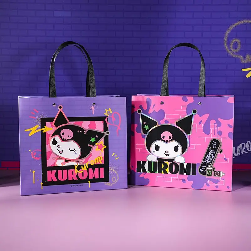 Kawaii Sanrio Anime Kuromi Lovely Graffiti Style Tote Bag Cute Cartoon Character Jewelry Packaging Bags Gifts for Girls
Kawaii Sanrio Anime Kuromi Lovely Graffiti Style Tote Bag Cute Cartoon Character Jewelry Packaging Bags Gifts for Girls
