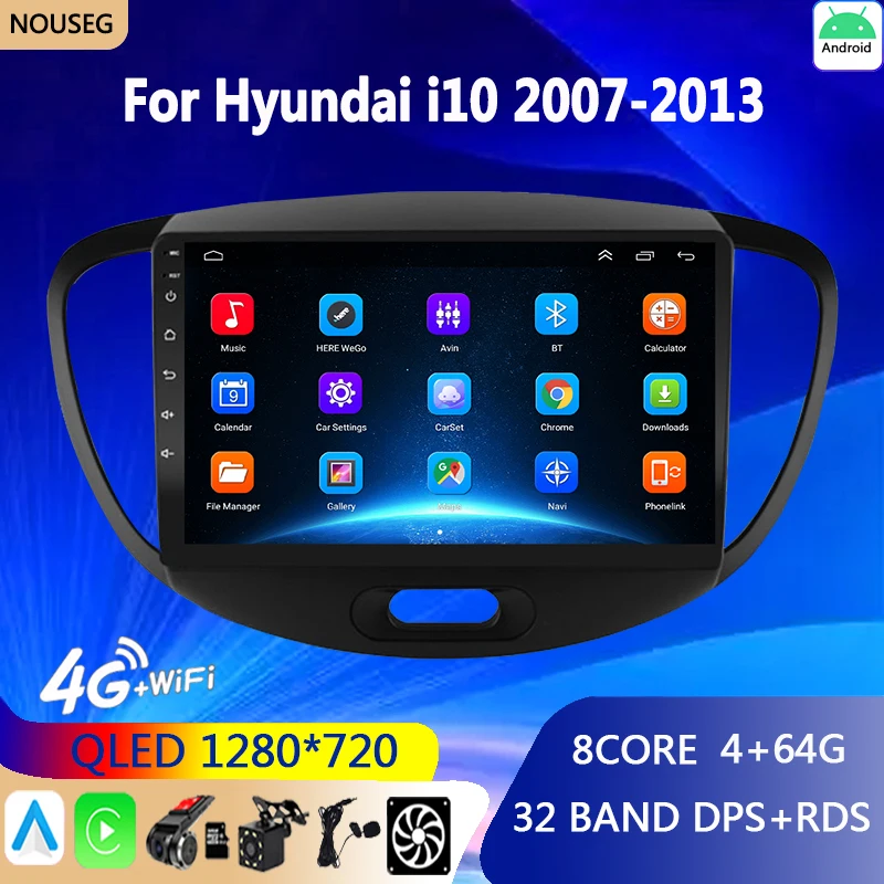 Android Car Radio Multimedia for Hyundai I10 2007 2008 2009 2010-2013 Auto CarPlay 2din GPS Video Player Stereo Navigation BT
Android Car Radio Multimedia for Hyundai I10 2007 2008 2009 2010-2013 Auto CarPlay 2din GPS Video Player Stereo Navigation BT