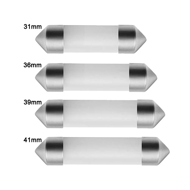 1Pcs C5W LED COB Bulb 31MM 36MM 39MM 41MM Car LED Dome Festoon Lights Indicator Bulb Reading Map License Plate Lamp DC 12V
1Pcs C5W LED COB Bulb 31MM 36MM 39MM 41MM Car LED Dome Festoon Lights Indicator Bulb Reading Map License Plate Lamp DC 12V