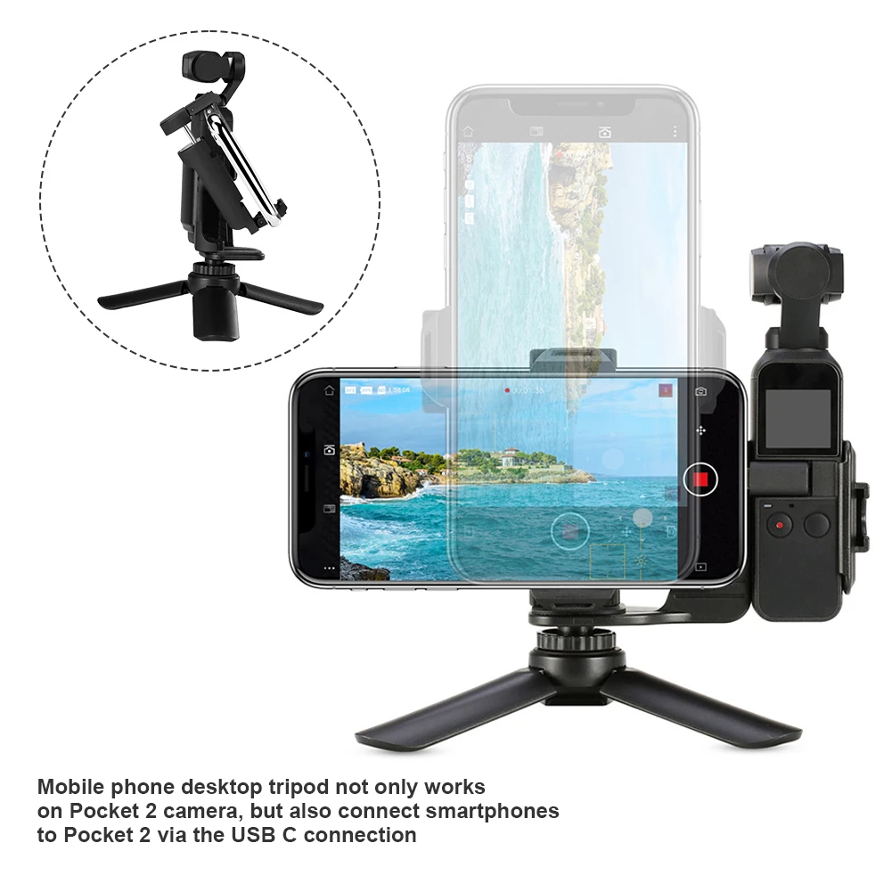 Cold Shoe Mount Office Phone Tripod Stand Stable Travel Home ABS Accessory Portable Handheld Fixed Bracket Fit For DJI POCKET 2
Cold Shoe Mount Office Phone Tripod Stand Stable Travel Home ABS Accessory Portable Handheld Fixed Bracket Fit For DJI POCKET 2