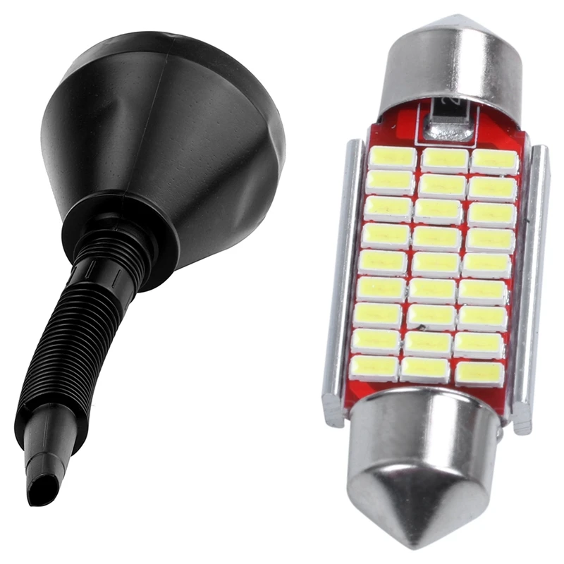 Filling Funnel Fuel Funnel Gas Sprinkler Flexible Flexible Tube With 2Pcs C5W C10W 36Mm 3014 27SMD Festoon Led
Filling Funnel Fuel Funnel Gas Sprinkler Flexible Flexible Tube With 2Pcs C5W C10W 36Mm 3014 27SMD Festoon Led