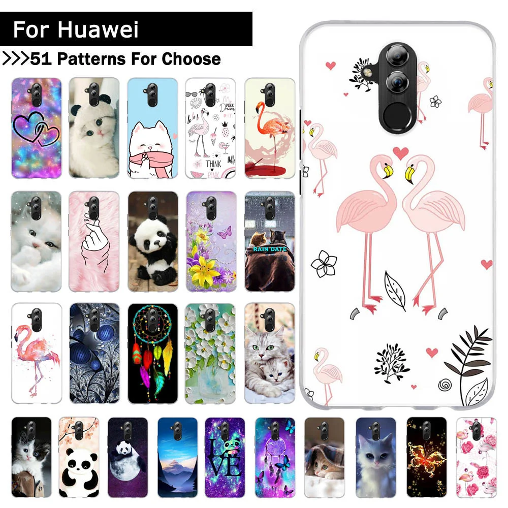 Чехол для телефона Huawei Honor 5 Y5 II мягкие силиконовые чехлы с милыми животными
