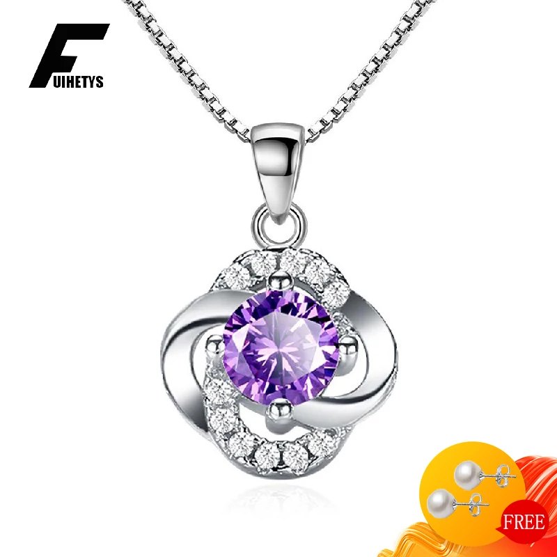 Elegant Necklace 925 Silver Jewelry with Zircon Gemstone Pendant Trendy Ornaments for Women Wedding Bridal Party Gift Wholesale
Elegant Necklace 925 Silver Jewelry with Zircon Gemstone Pendant Trendy Ornaments for Women Wedding Bridal Party Gift Wholesale