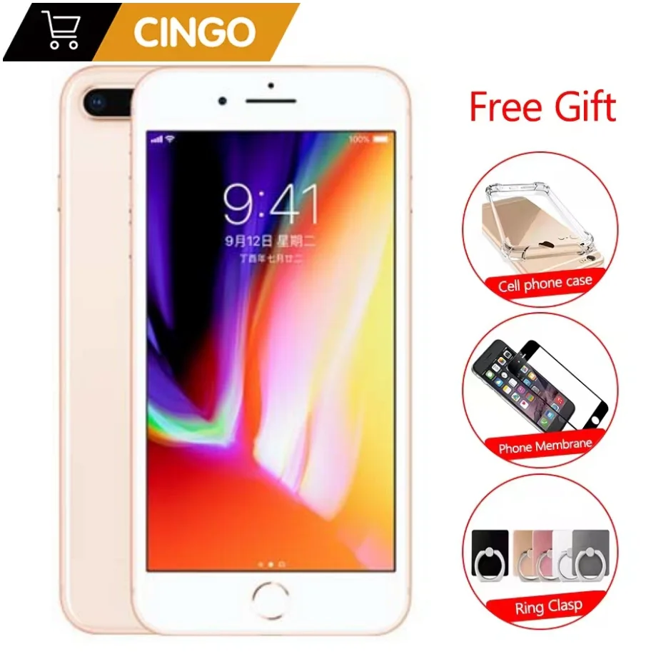 Unlocked Apple iphone 8 plus RAM 64G/256G ROM 12.0 MP Fingerprint iOS 4G LTE smartphone 1080P 5.5 inch screen iphone8plus
Unlocked Apple iphone 8 plus RAM 64G/256G ROM 12.0 MP Fingerprint iOS 4G LTE smartphone 1080P 5.5 inch screen iphone8plus