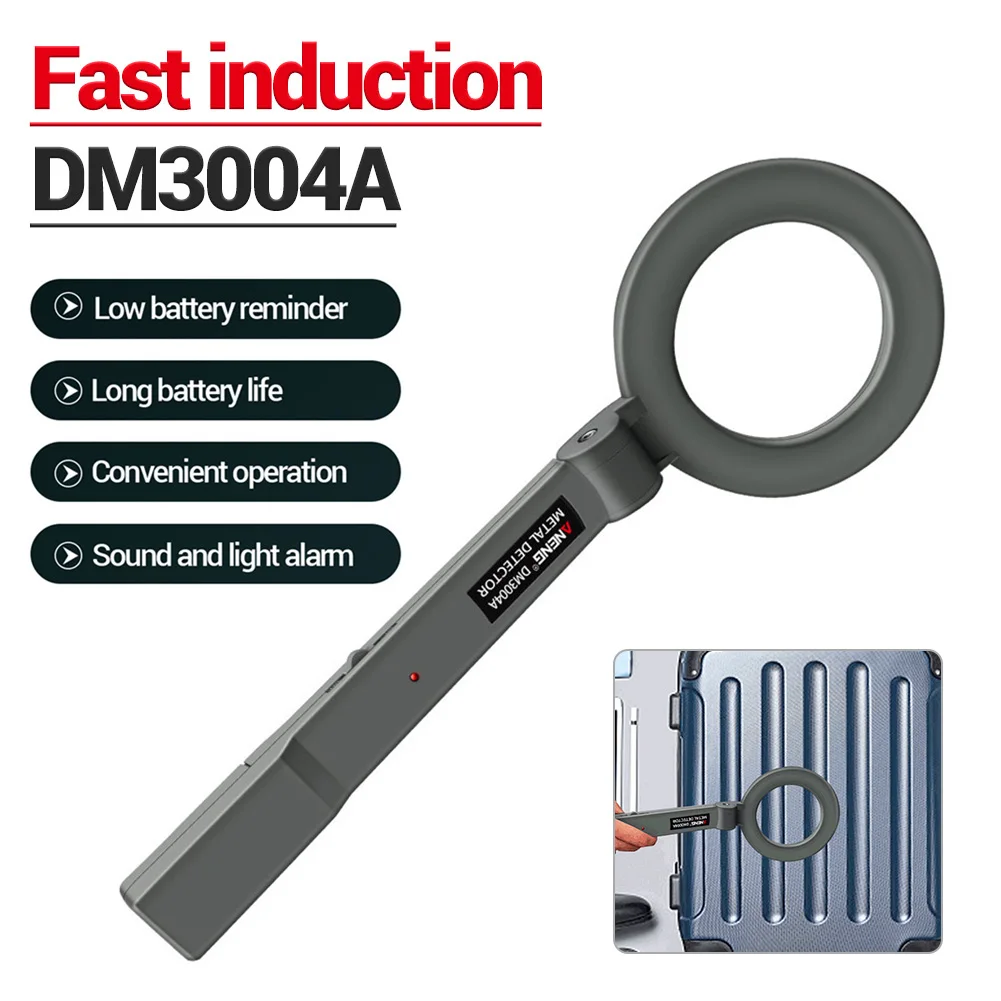 Handheld Metal Detector Sound And Light Alarm Security Checker High Sensitivity Portable Pinpointer Scanner Metal Detect Tool
Handheld Metal Detector Sound And Light Alarm Security Checker High Sensitivity Portable Pinpointer Scanner Metal Detect Tool